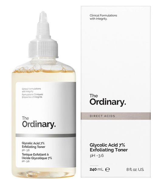 The Ordinary Tonique Exfoliant à l'Acide Glycolique 7% - Lotion Exfoliante