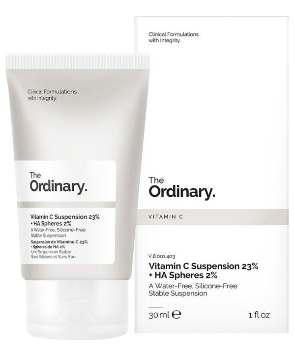 The Ordinary Suspension de Vitamine C 23% + Sphères de HA 2% - Sérum anti-âge