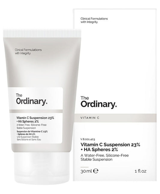 The Ordinary Suspension de Vitamine C 23% + Sphères de HA 2% - Sérum anti-âge