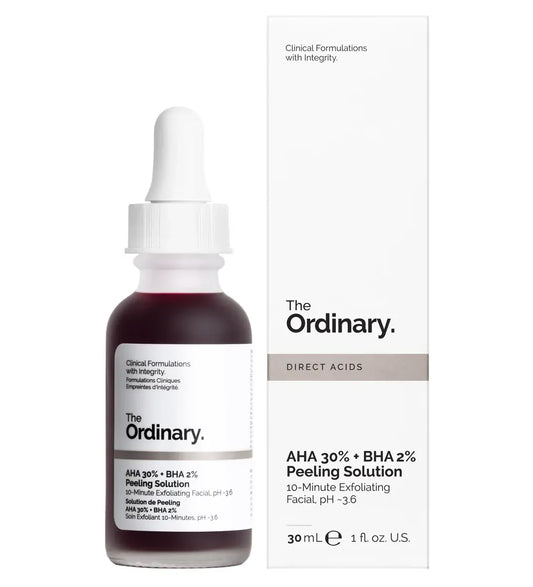 The Ordinary Solution de Peeling AHA 30% + BHA 2% - Soin Exfoliant