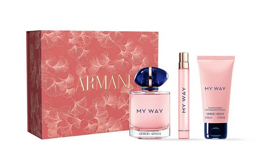 Coffret Armani My Way – Eau de Parfum Rechargeable 90 ml + 10 ml + Lait Corps 50 ml